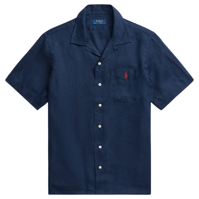 Polo Ralph Lauren Linen Short Sleeve Sport Shirt-- Rayon Velvet Corduroy