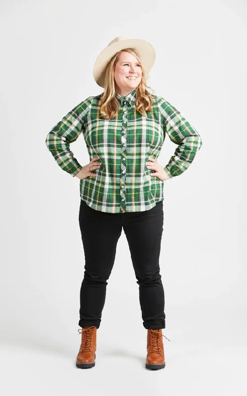 Cashmerette Vernon Shirt-- Embroidered Appliqued Beaded