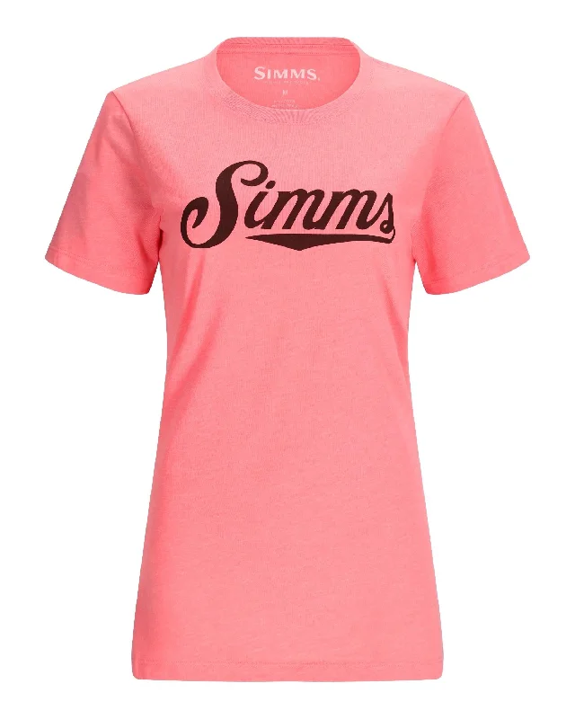 Simms W's Crew Logo T-Shirt-- Hooded Caped Shawl Collar