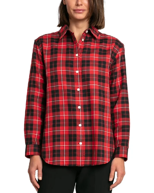 Hinson Wu Halsey Shirt-- Elegant Classic Vintage
