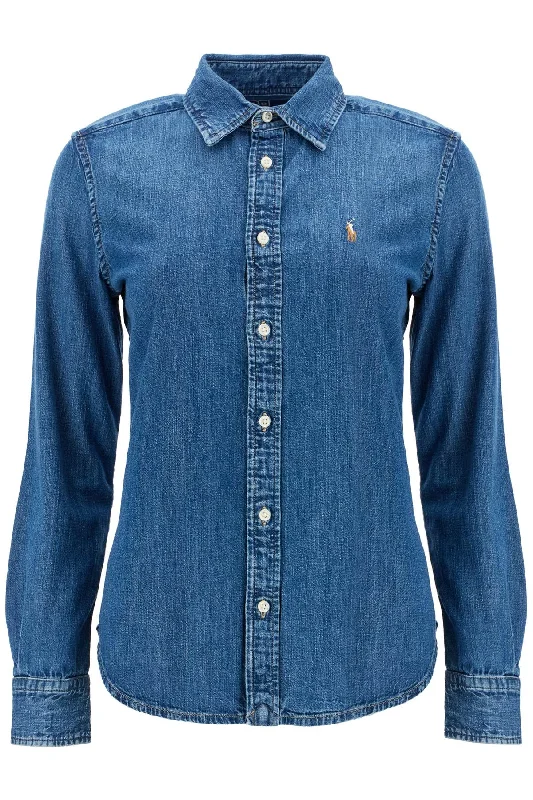 slim fit denim shirt 211969458001 MERCED WASH-- Chenille Blend Fleece Blend Nylon Blend