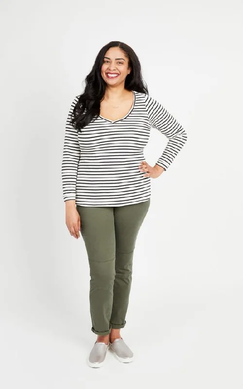 Cashmerette Concord T-shirt-- Sequined Glittery Shiny