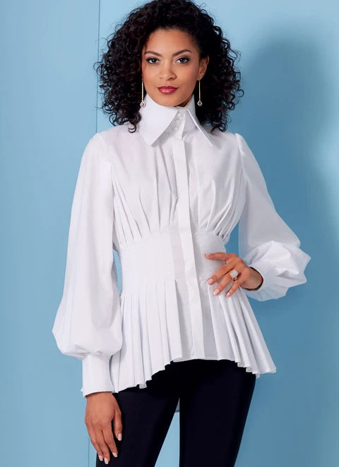 Vogue Shirt V1845-- Sequined Glittery Shiny