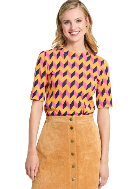 Burda T-shirt Top 5876-- Embroidered Appliqued Beaded