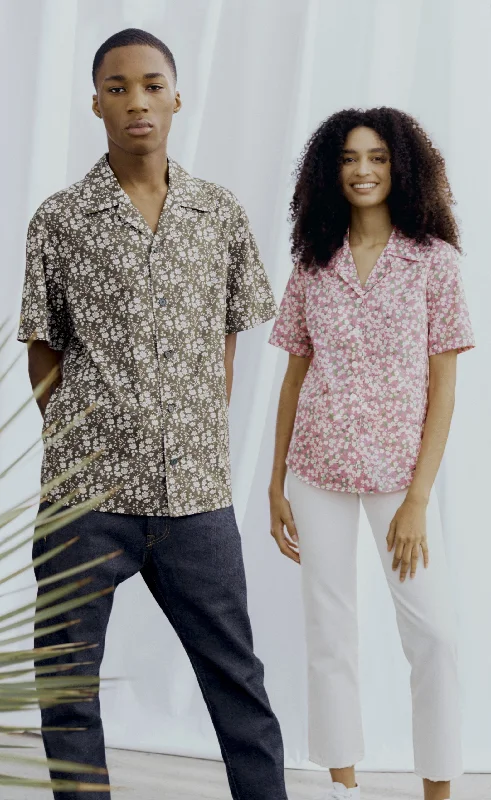 Liberty Sewing Patterns Como Collar Shirt-- Terry Blend Velvet Blend Canvas Blend