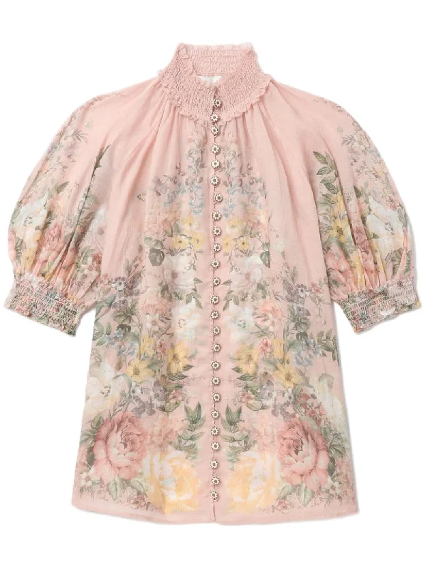 Zimmermann Women's Shirts Pink-- Chenille Blend Fleece Blend Nylon Blend