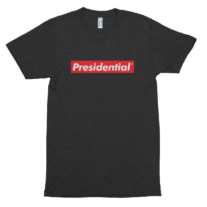 Presidential® Red Box Short Sleeve Soft T-Shirt-- Hooded Caped Shawl Collar