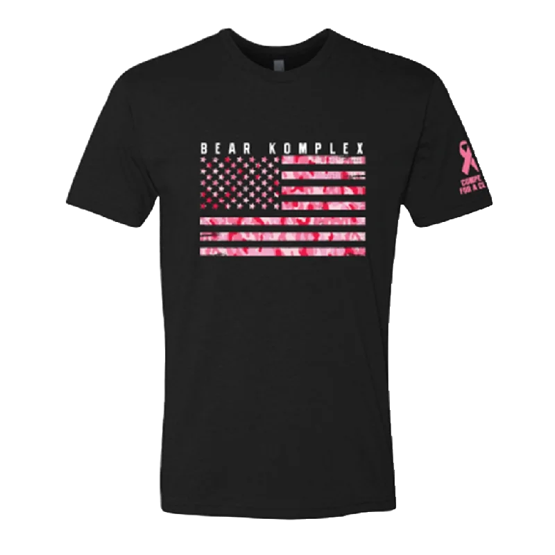 Compete For A Cure T-Shirt-- Welt Pockets Slit Pockets