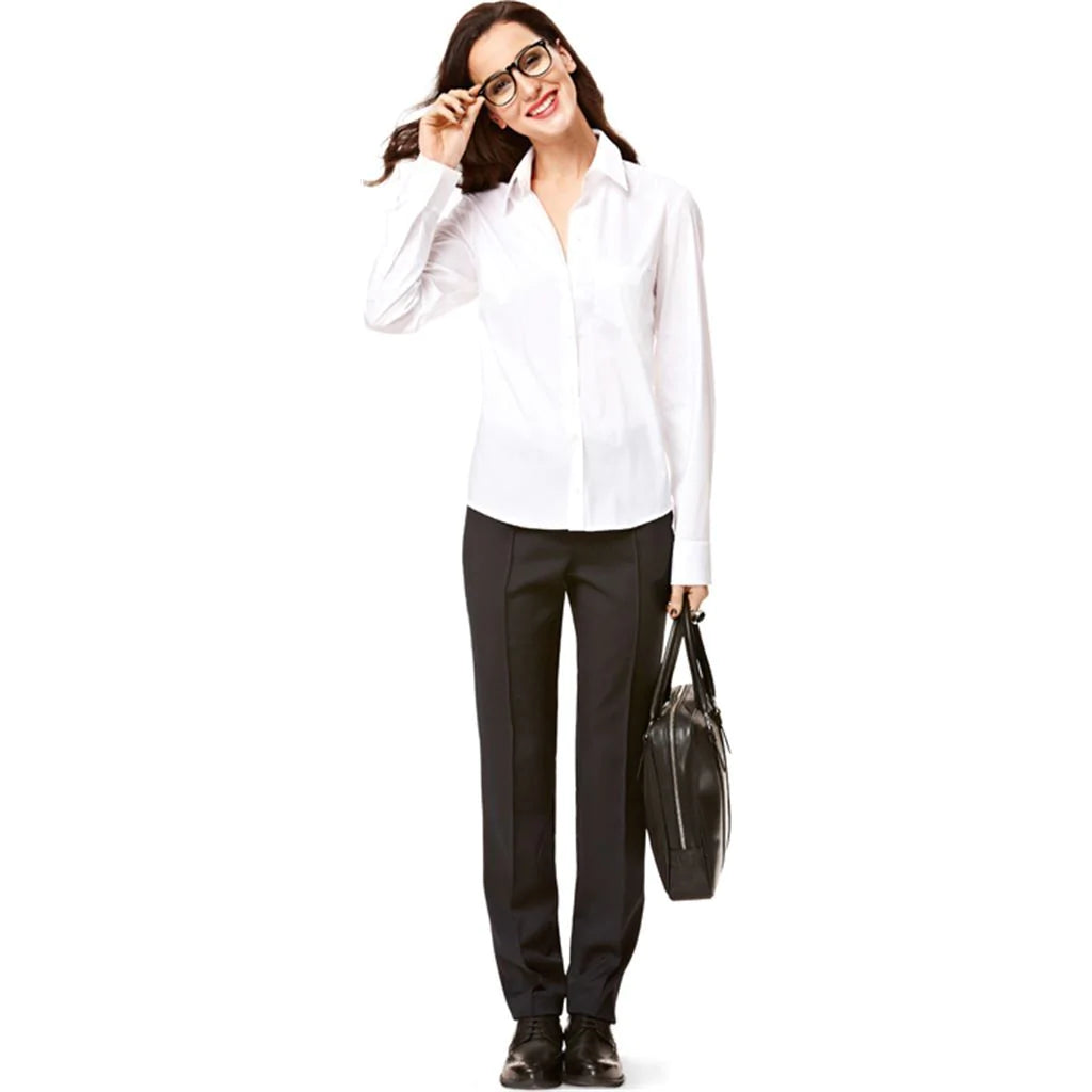 Burda Shirt and Blouse 7136-- Hooded Caped Shawl Collar