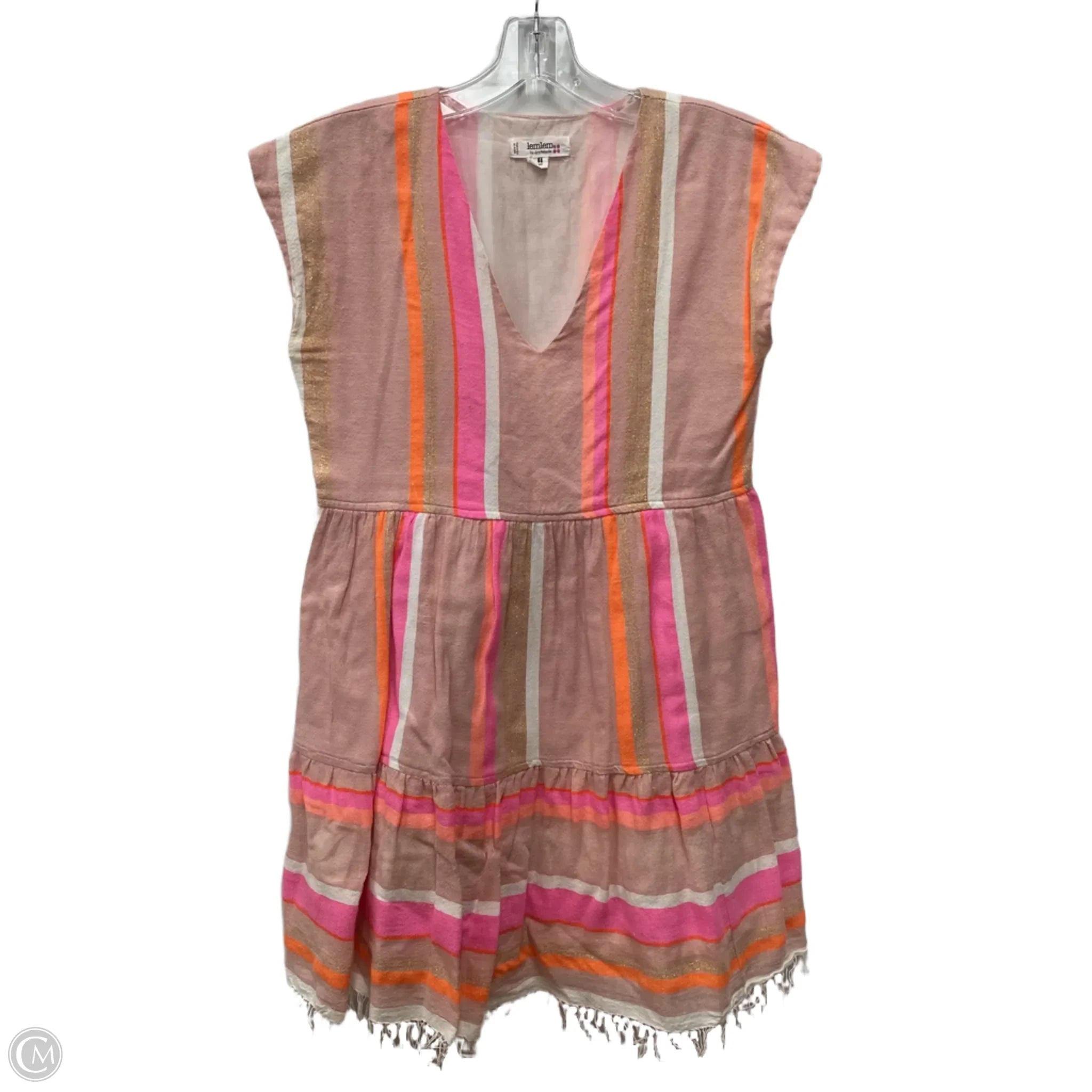 Dress Casual Short By Lemlem In Striped Pattern, Size: S Tunics Gym athletic