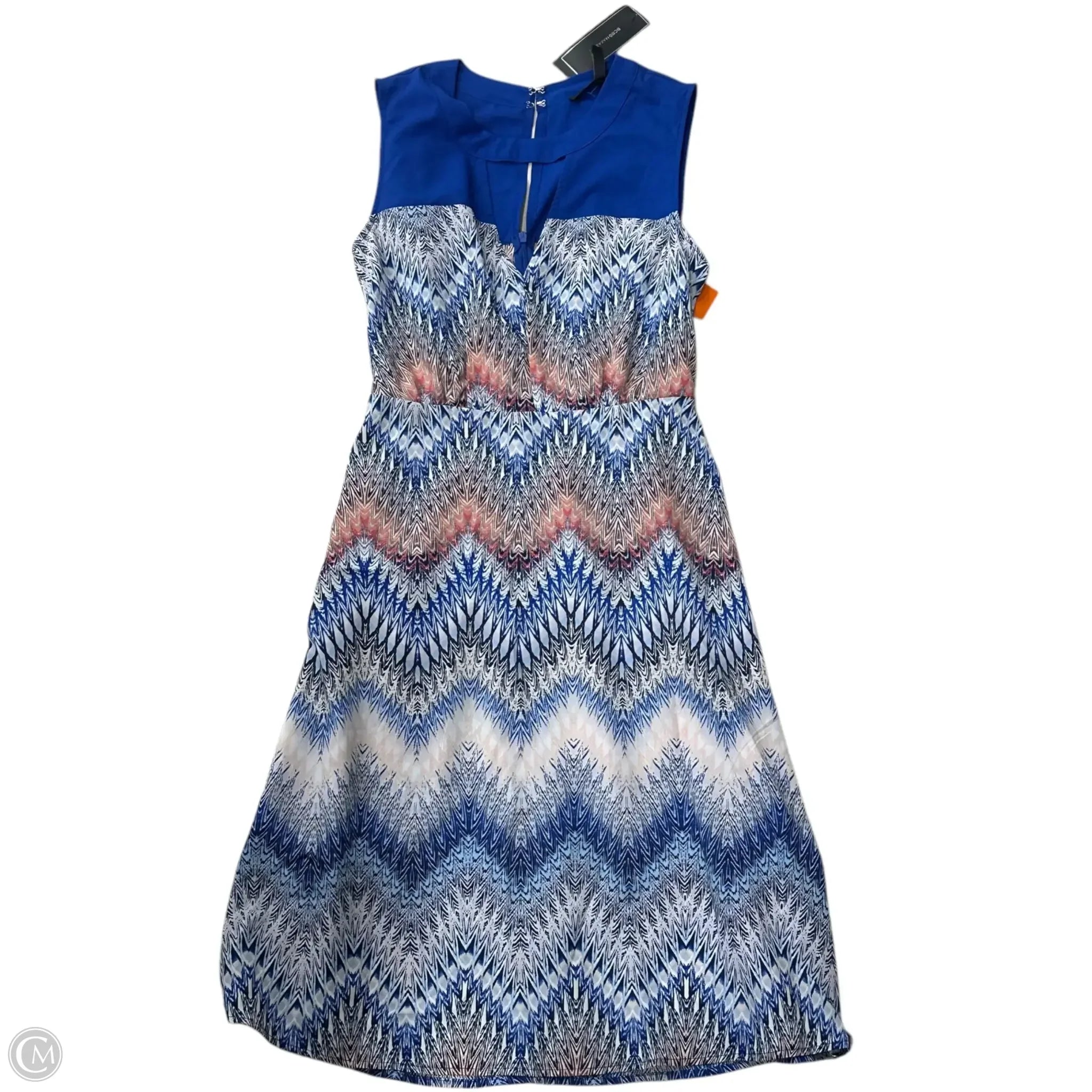 Dress Casual Midi By Bcbgmaxazria In Blue, Size: S Tunics Versatile all-occasion