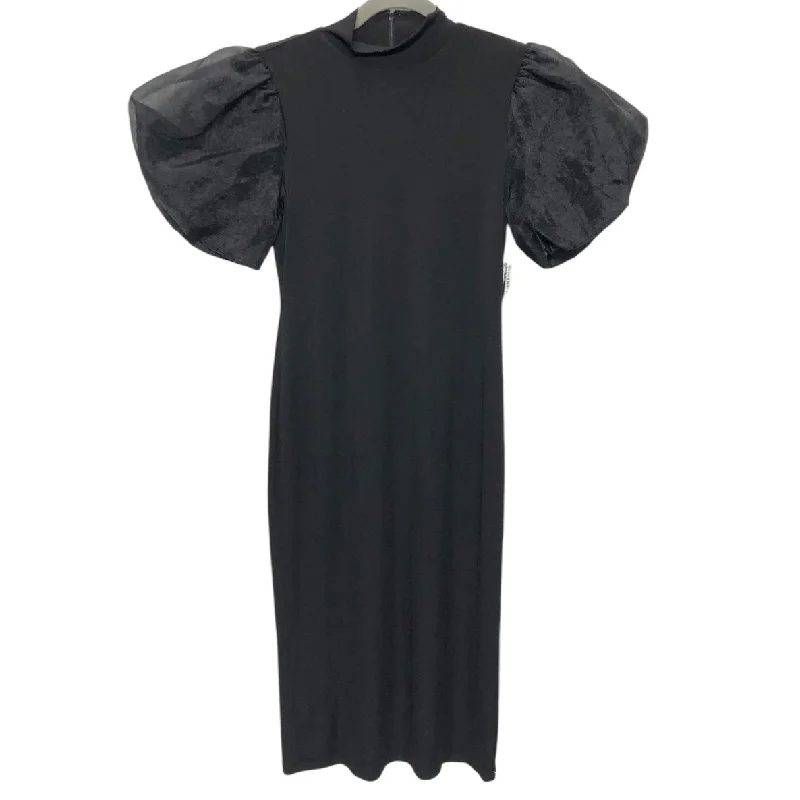 Dress Party Midi By Antonio Melani In Black, Size:S Tunics Versatile stylish