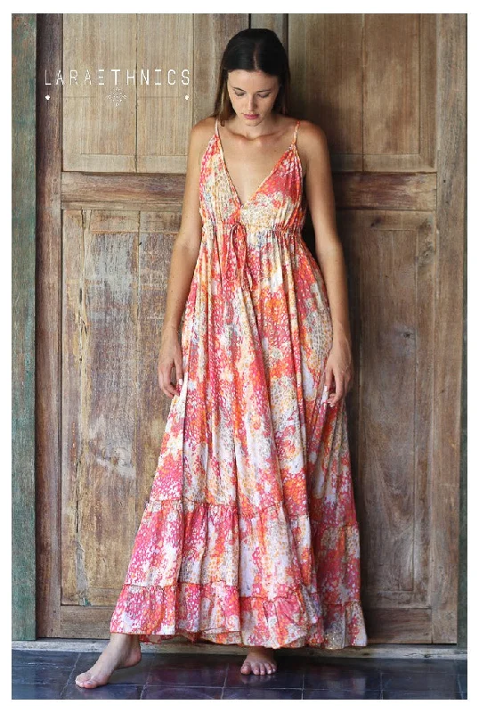 Angeline Frillback Maxi Dress A-Line Day Work