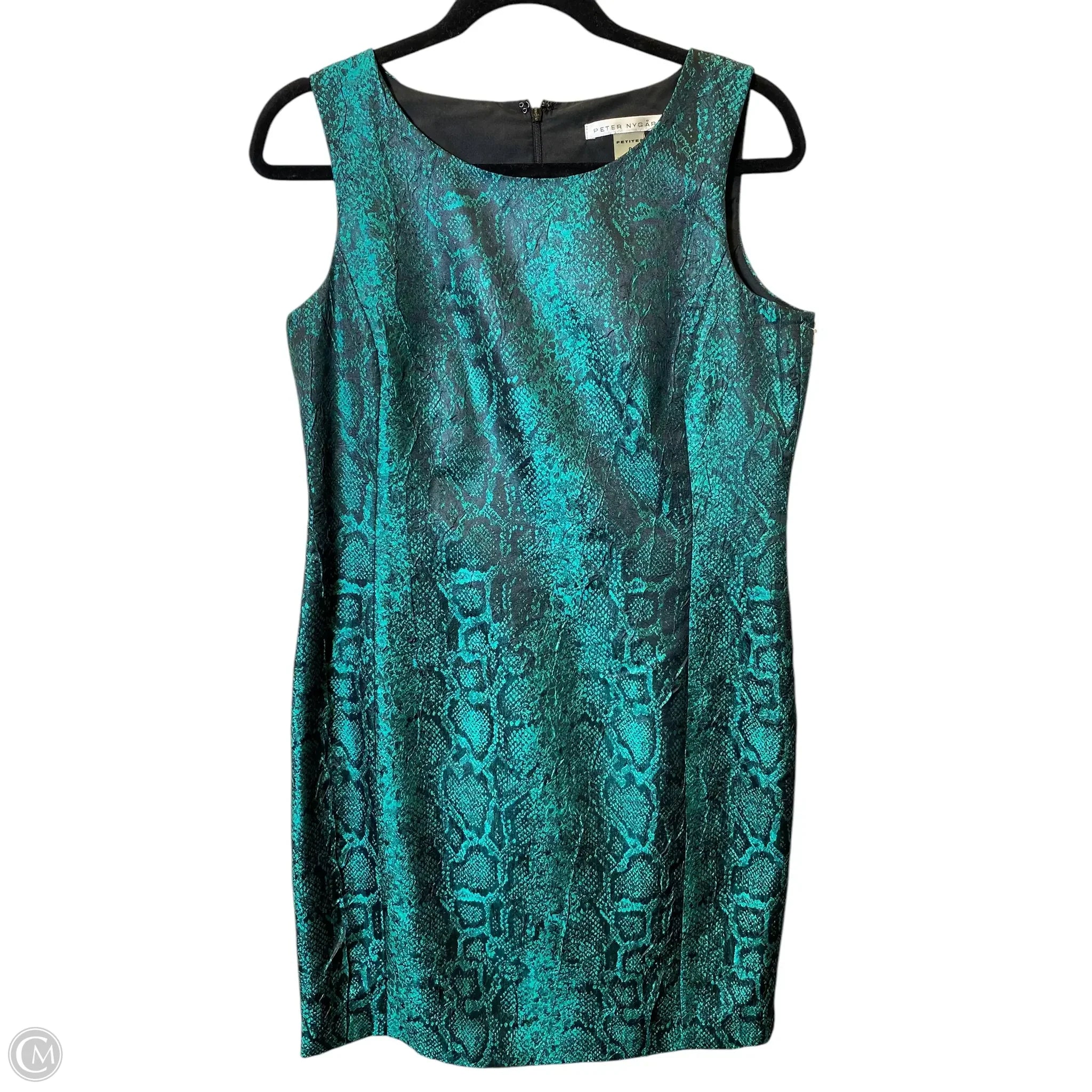 Dress Work By Peter Nygard In Green, Size: M Floral Print girly
