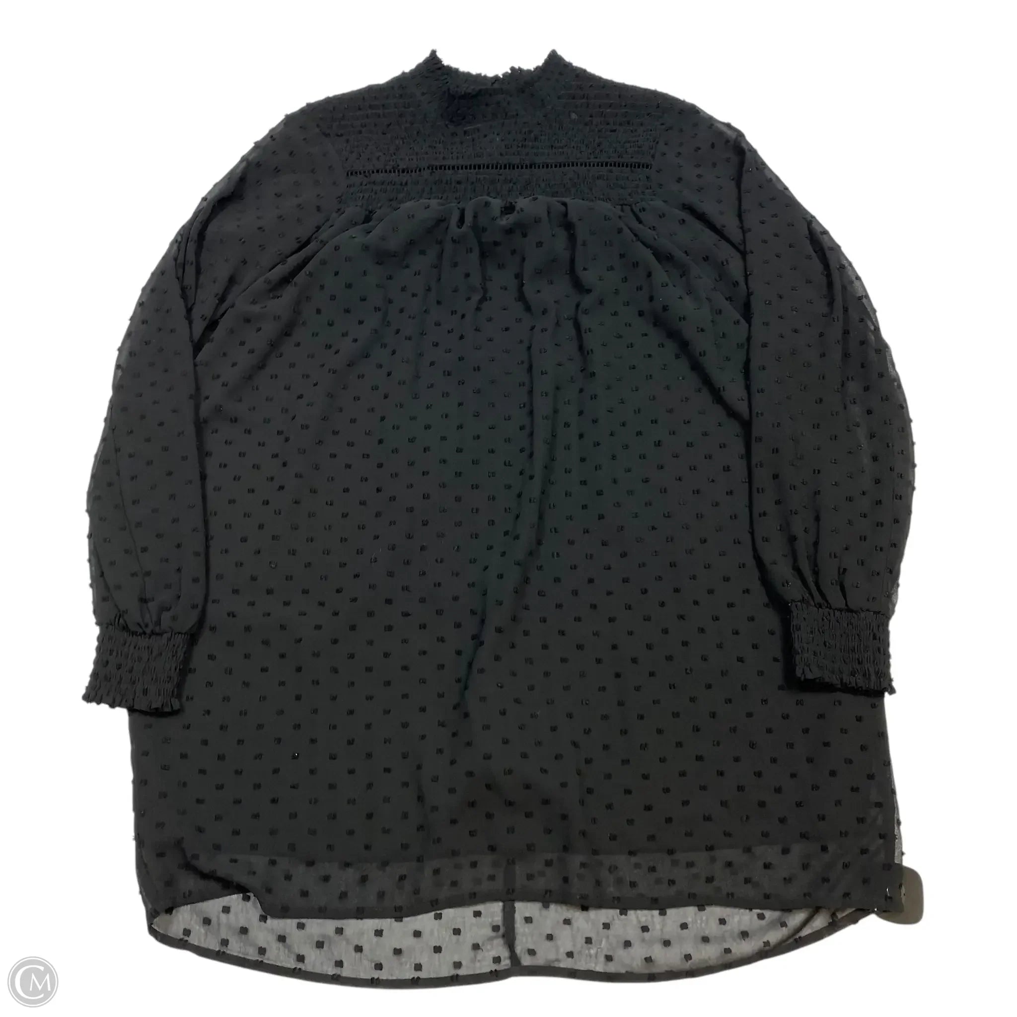 Dress Casual Short By Zara In Black, Size: Xs Crew Neckline Casual