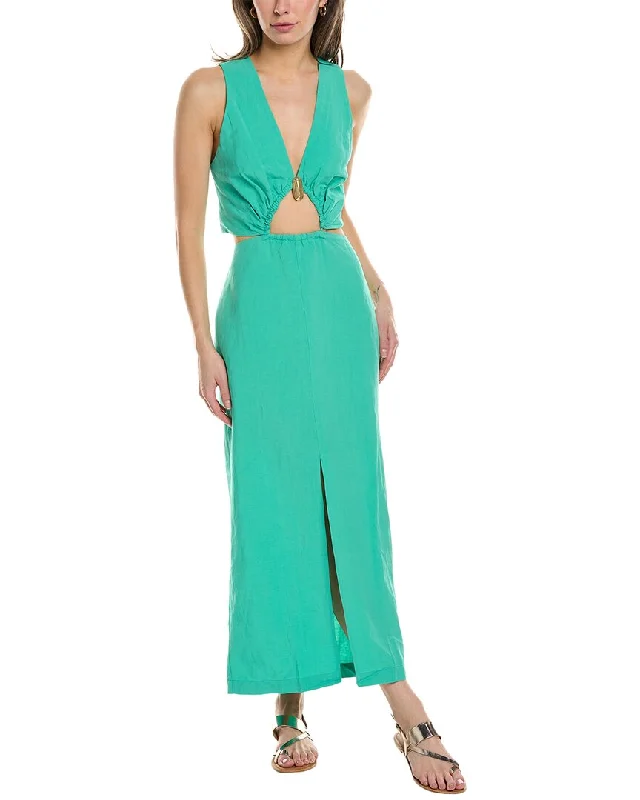 ViX Solid Gracie Detail Long Dress Tunics Gym athletic