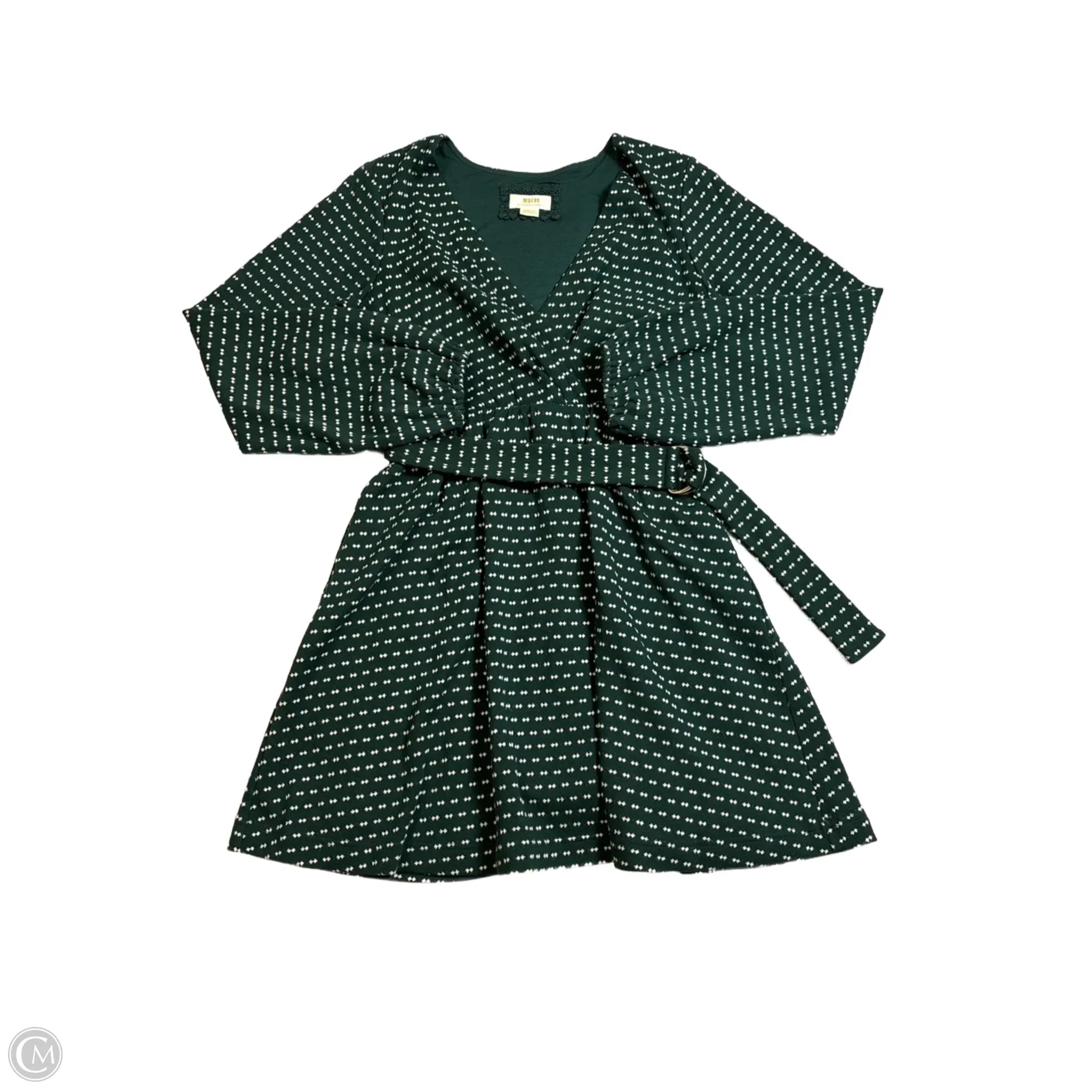 Dress Casual Short By Maeve In Green, Size: M Tunics Short Trendy