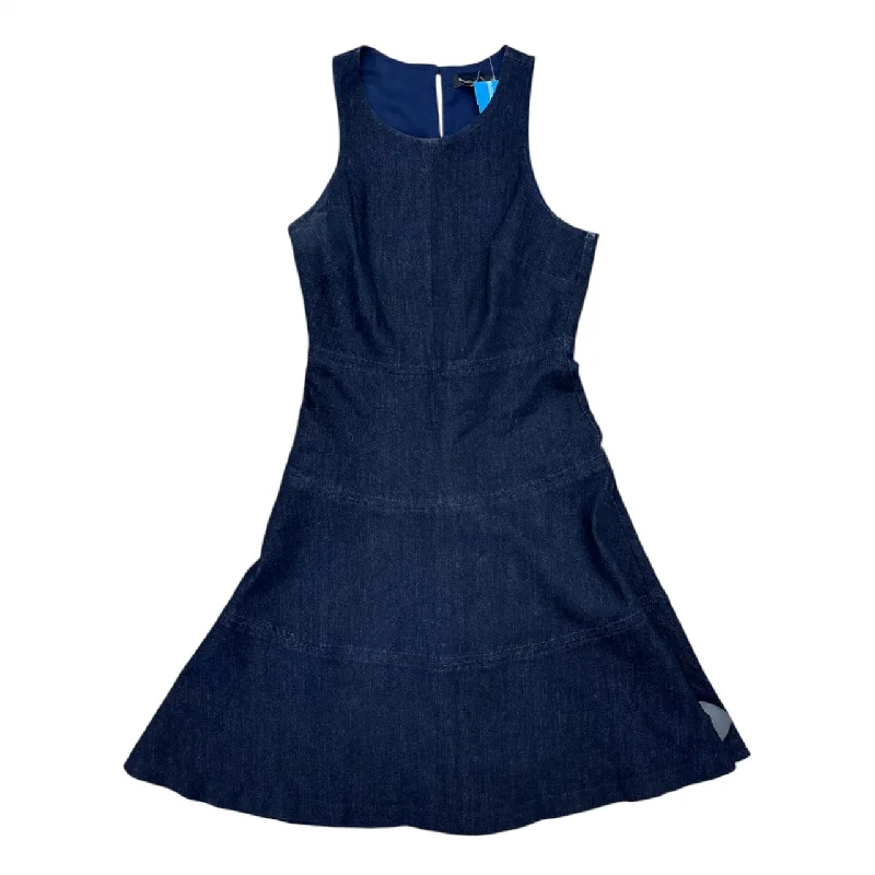 Dress Casual Midi By Banana Republic In Navy, Size:Xxs Tunics Gym athletic