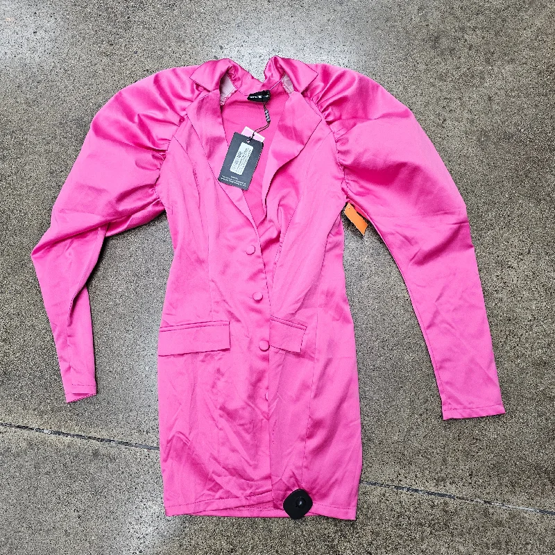 Dress Casual Short By Pretty Little Thing In Pink, Size:6 Tunics Corduroy durable