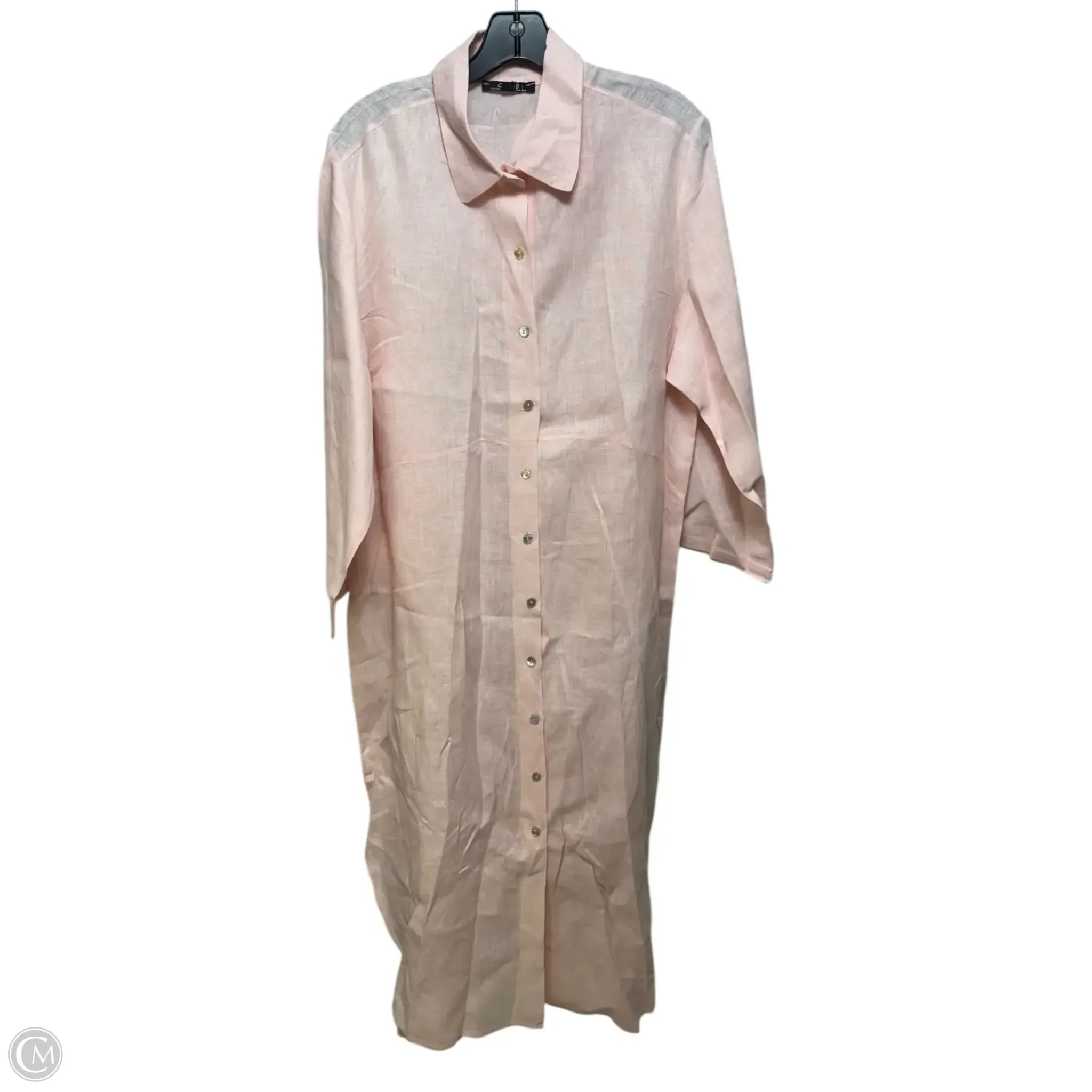 Dress Casual Maxi By Charlie B In Pink, Size: Xl Tunics Short Trendy
