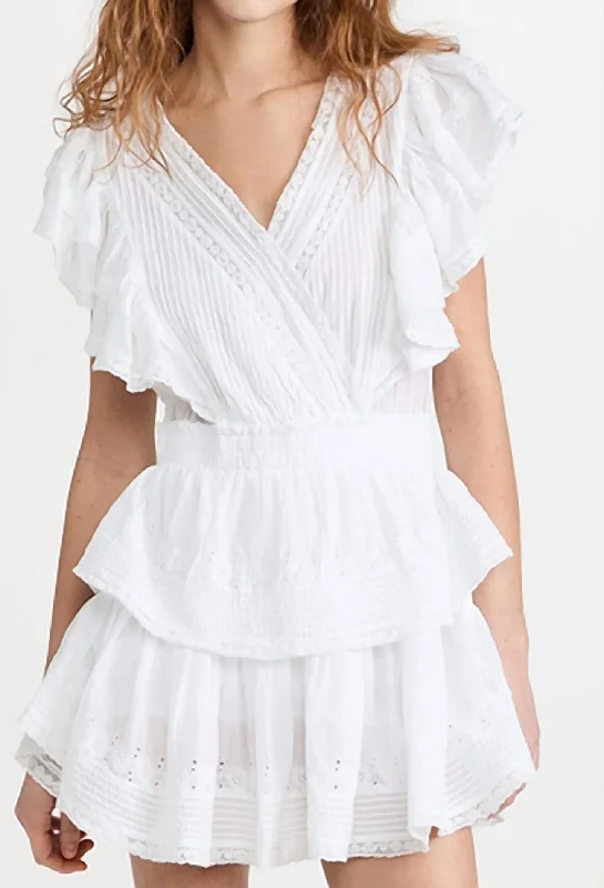 Gwen Dress In White Tunics Spring floral