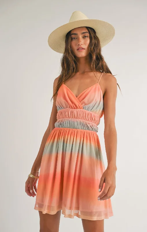 Western Wind Fit & Flare Mini Dress Elegant Satin Lace Mini Dress