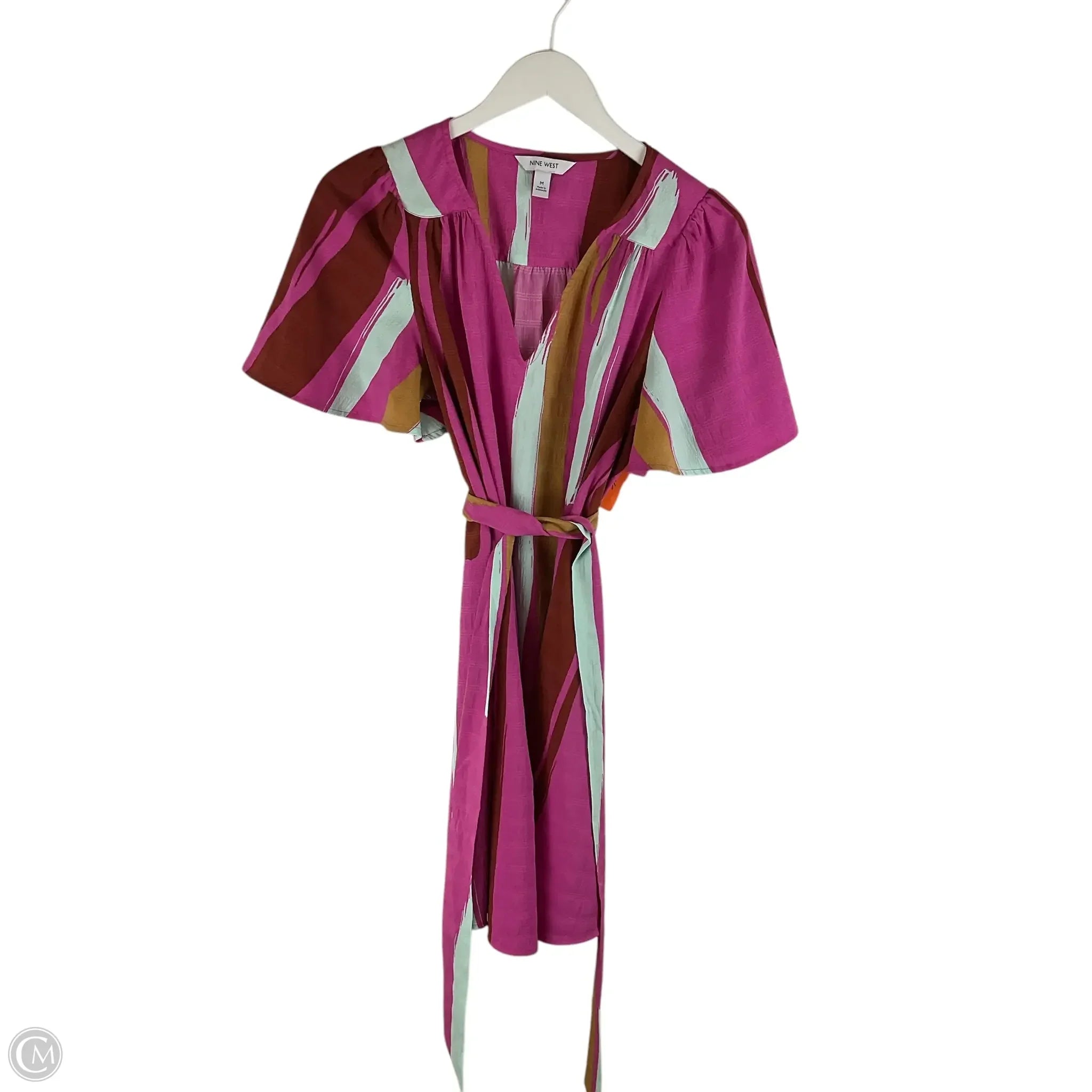 Dress Casual Short By Nine West In Multi-colored, Size: M Tunics Stylish elegant