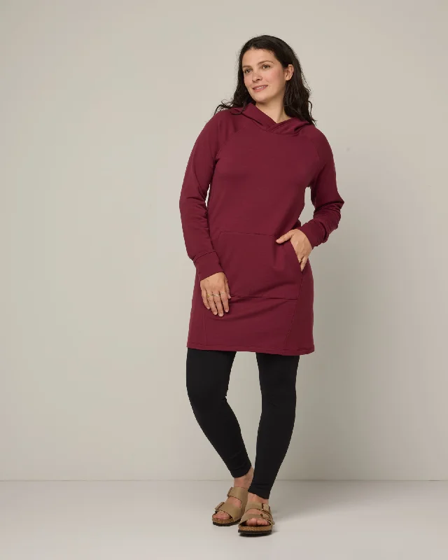 Everett Hoodie Tunic Hoodie with Slit Hem Functional Movement