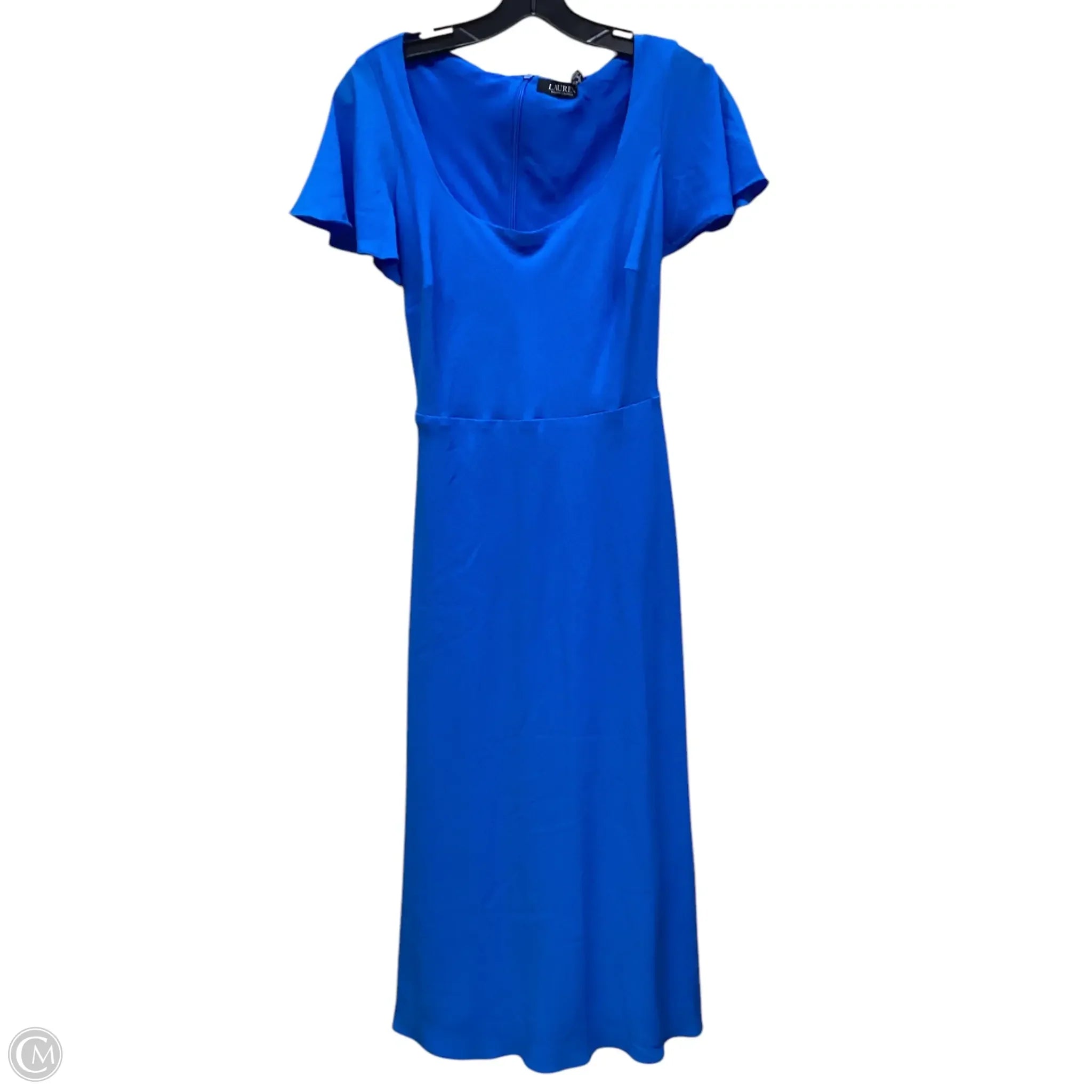 Dress Casual Midi By Ralph Lauren In Blue, Size: Xs Tunics Party sparkling