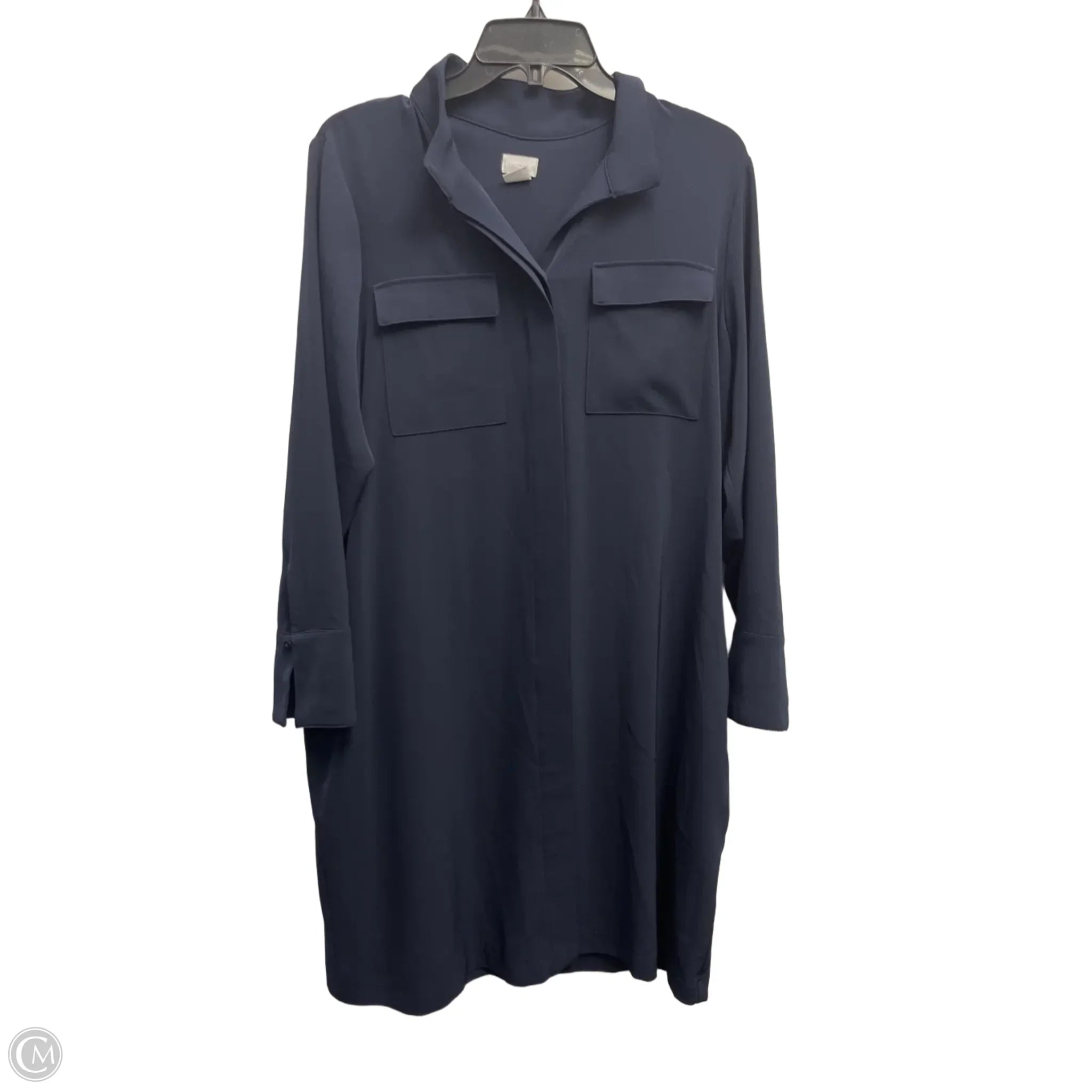 Dress Work By Chicos In Navy, Size: M Tunics Brand named