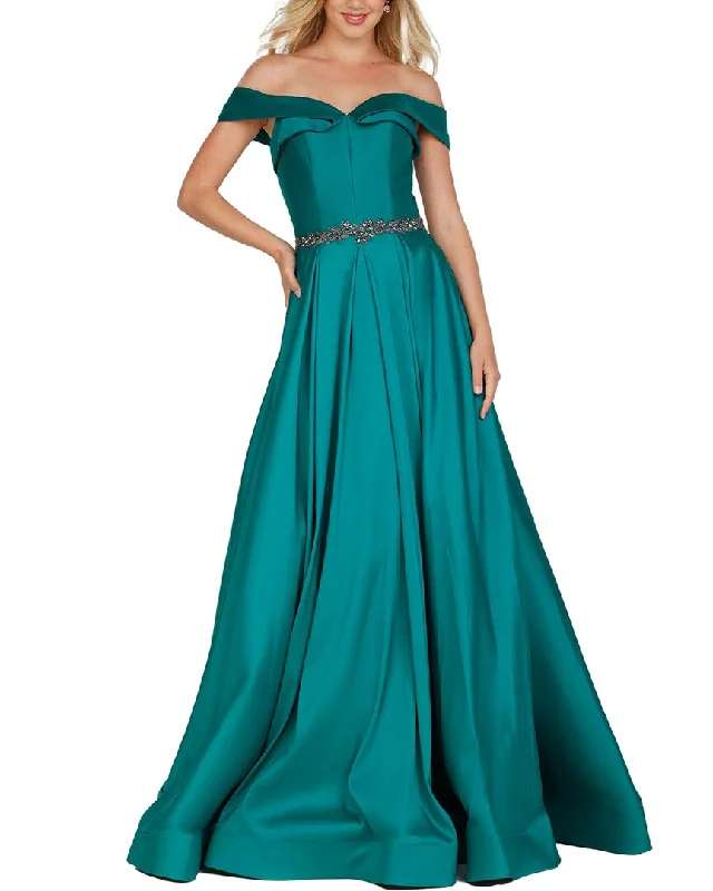 Terani Off-Shoulder Dress Tunics Party sparkling