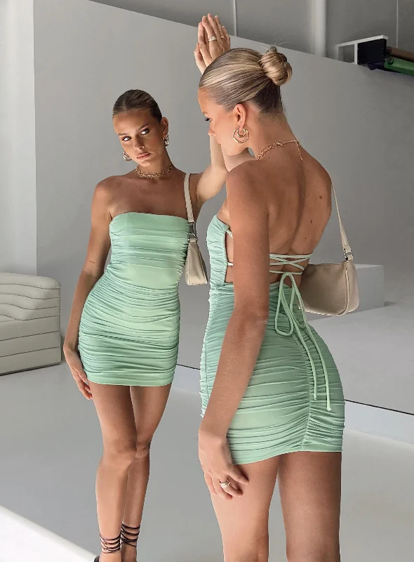 Undiscovered Mini Dress Sage Tunics Winter warm