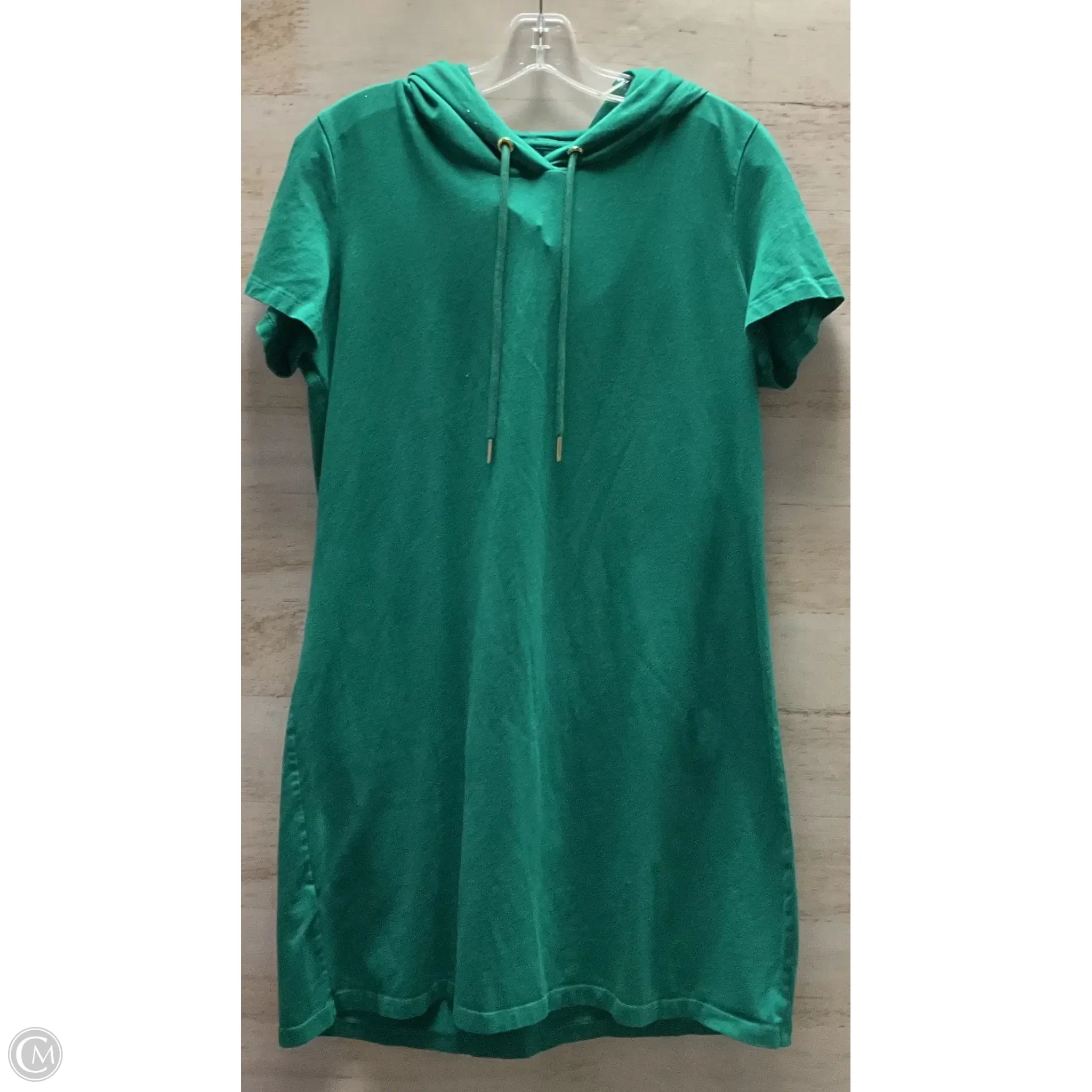 Dress Casual Maxi By Calvin Klein In Green, Size: Xl Tunics Prom sequined
