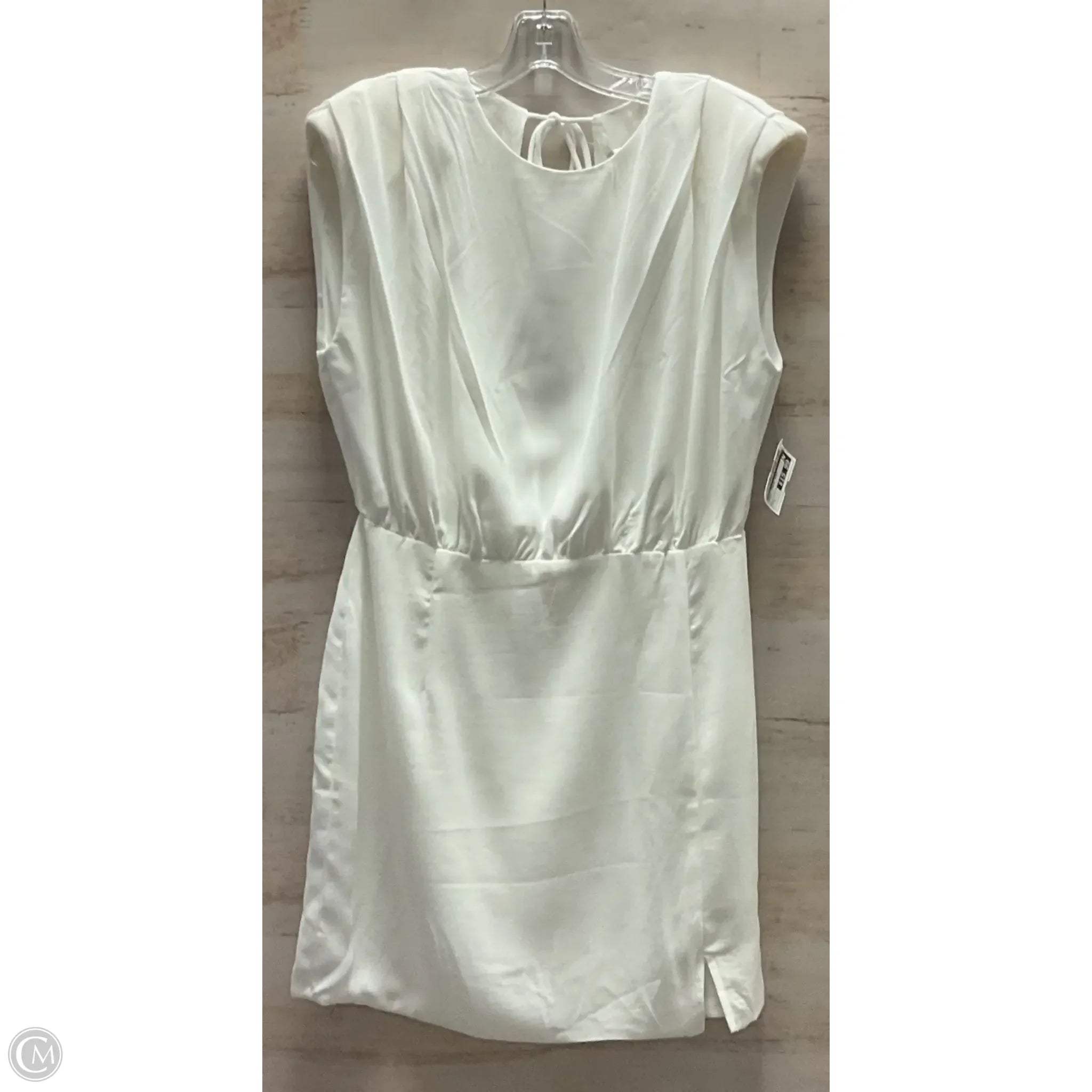 Dress Casual Midi By Lush In White, Size: L Tunics Canvas sturdy