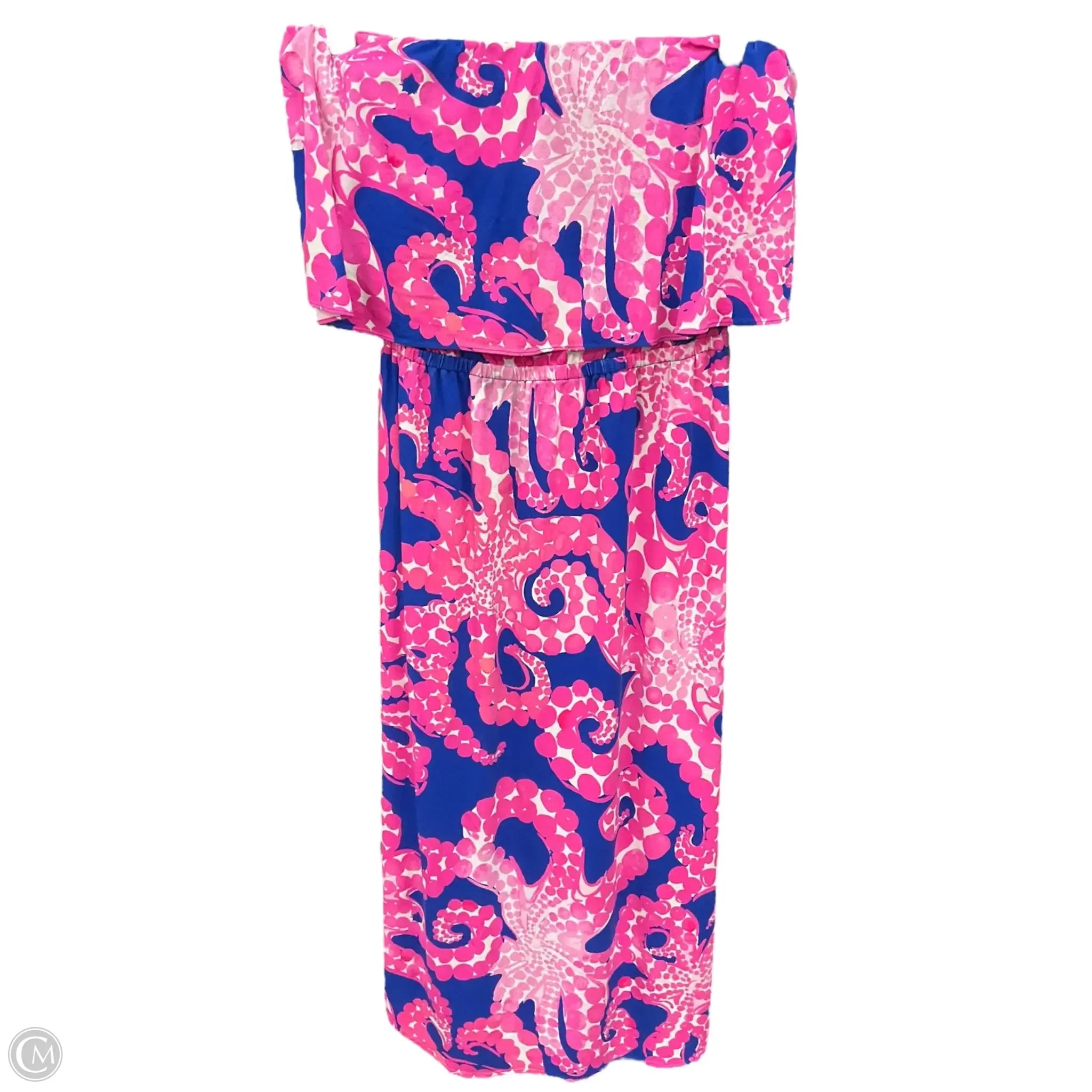 Dress Designer By Lilly Pulitzer In Blue & Pink, Size: S Tunics Trendy modern