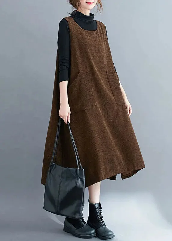 Pockets Patchwork Sweatshirts Dress Hoodie with Hem Elastic Stretchable Comfortable