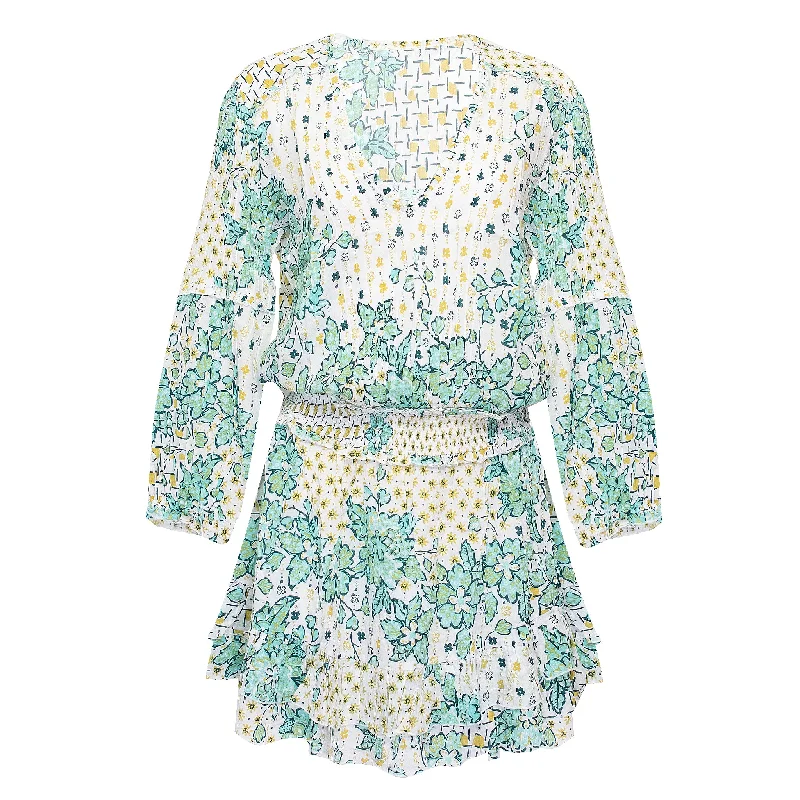 Mini Dress Ilona Long Sleeve Green Edelweiss Fashionable A-Line Mini Dress