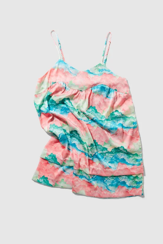 Merida dress in Nuit Blanche print Off-the-shoulder Chic Trendy