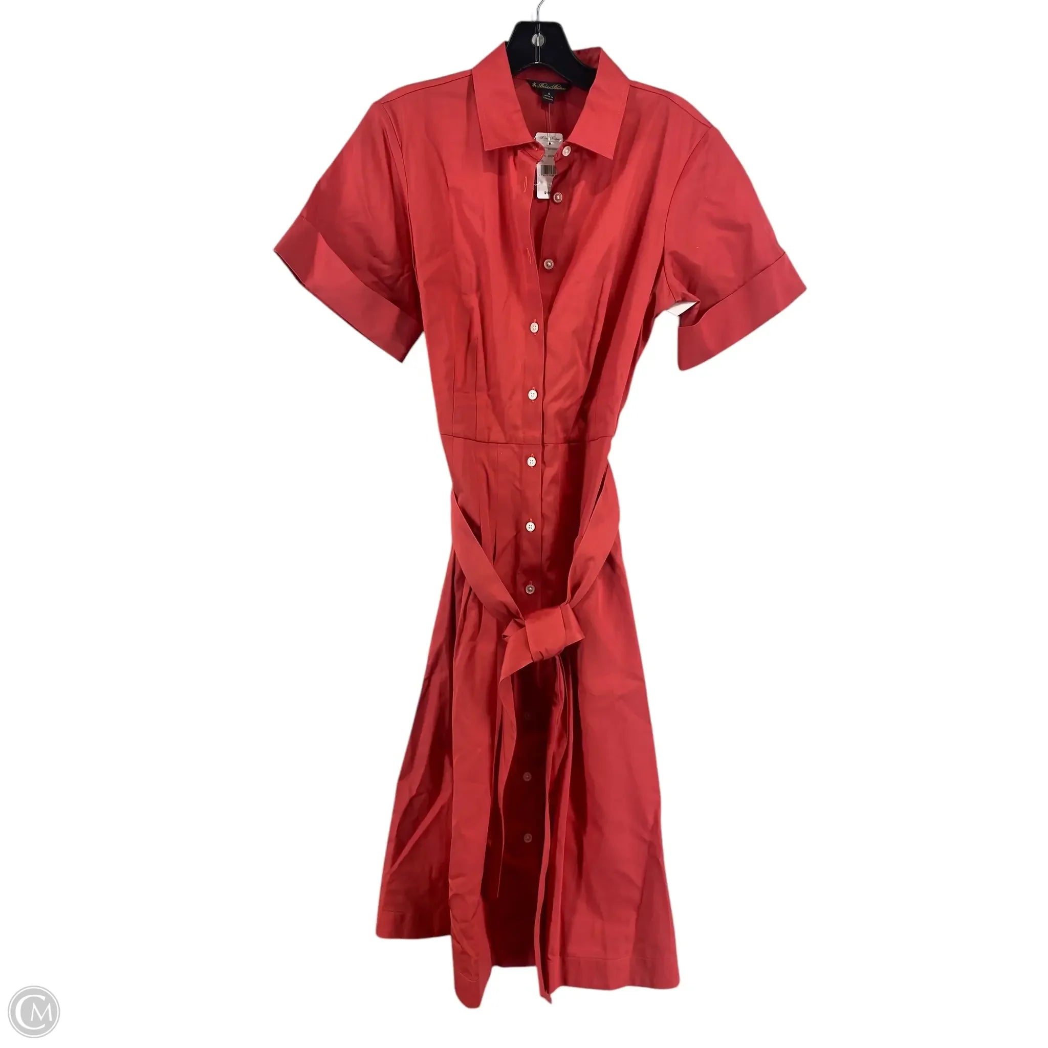 Dress Casual Short By Brooks Brothers In Red, Size: 6 Boat Neckline Classic