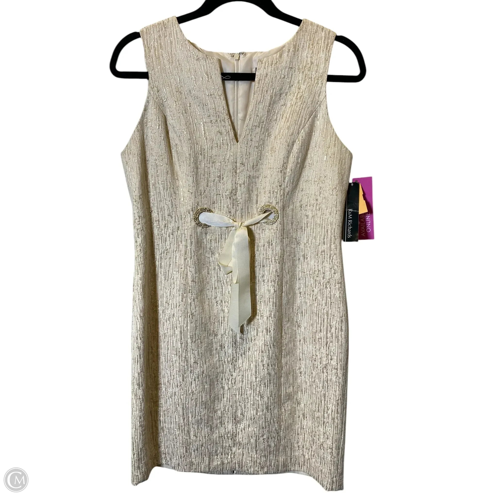 Dress Casual Short By R And M Richards In Gold, Size: M Pencil Office Professional