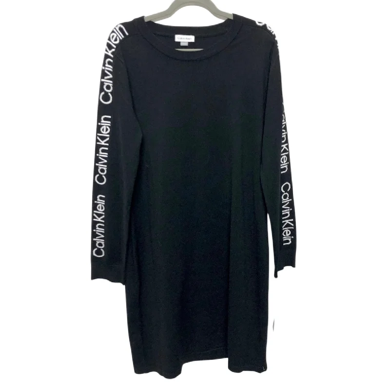 DRESS CASUAL SHORT by CALVIN KLEIN In BLACK, Size: XL Tunics Versatile all-occasion