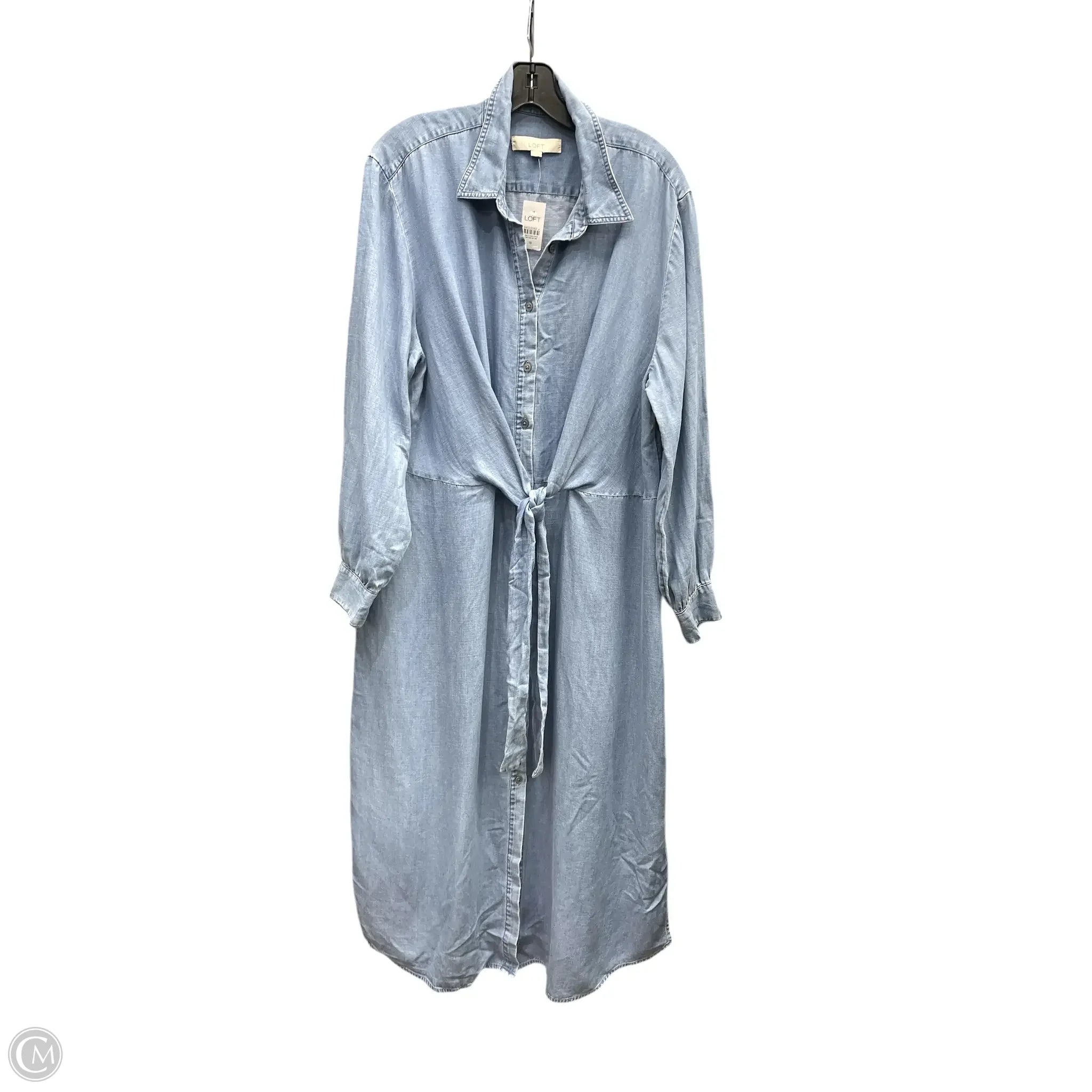 Dress Casual Maxi By Loft In Blue Denim, Size: 18 Tunics Canvas sturdy