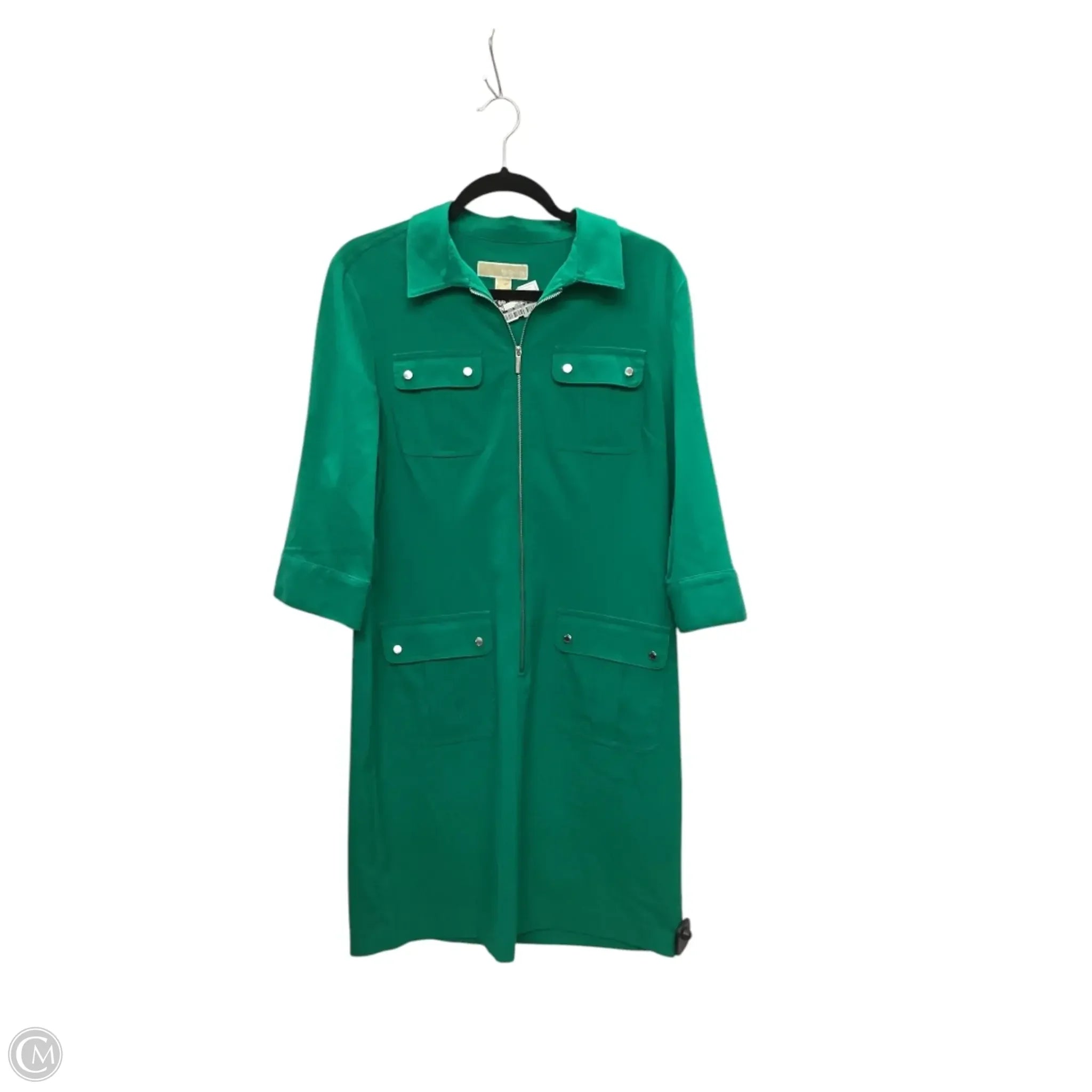 Dress Casual Short By Michael By Michael Kors In Green, Size: L Tunics Summer linen