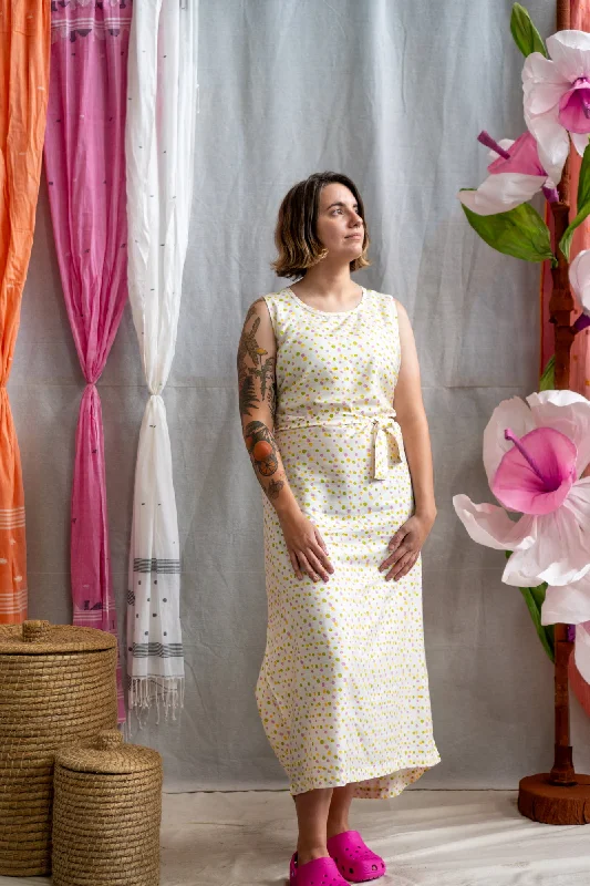 Wrap Dress – Confetti Print empire Waist empire
