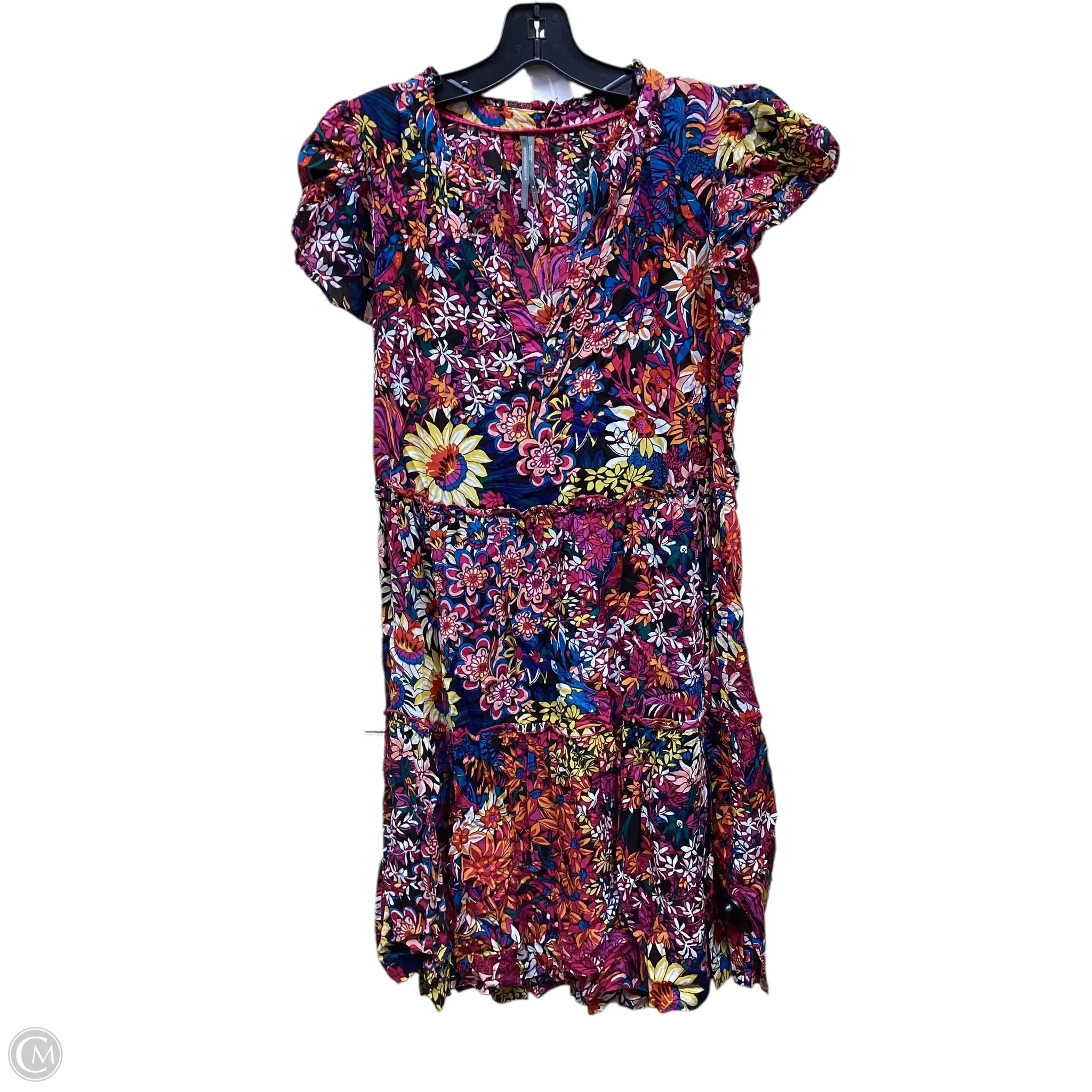 Dress Casual Short By Anthropologie In Multi-colored, Size: M Tunics Running lightweight