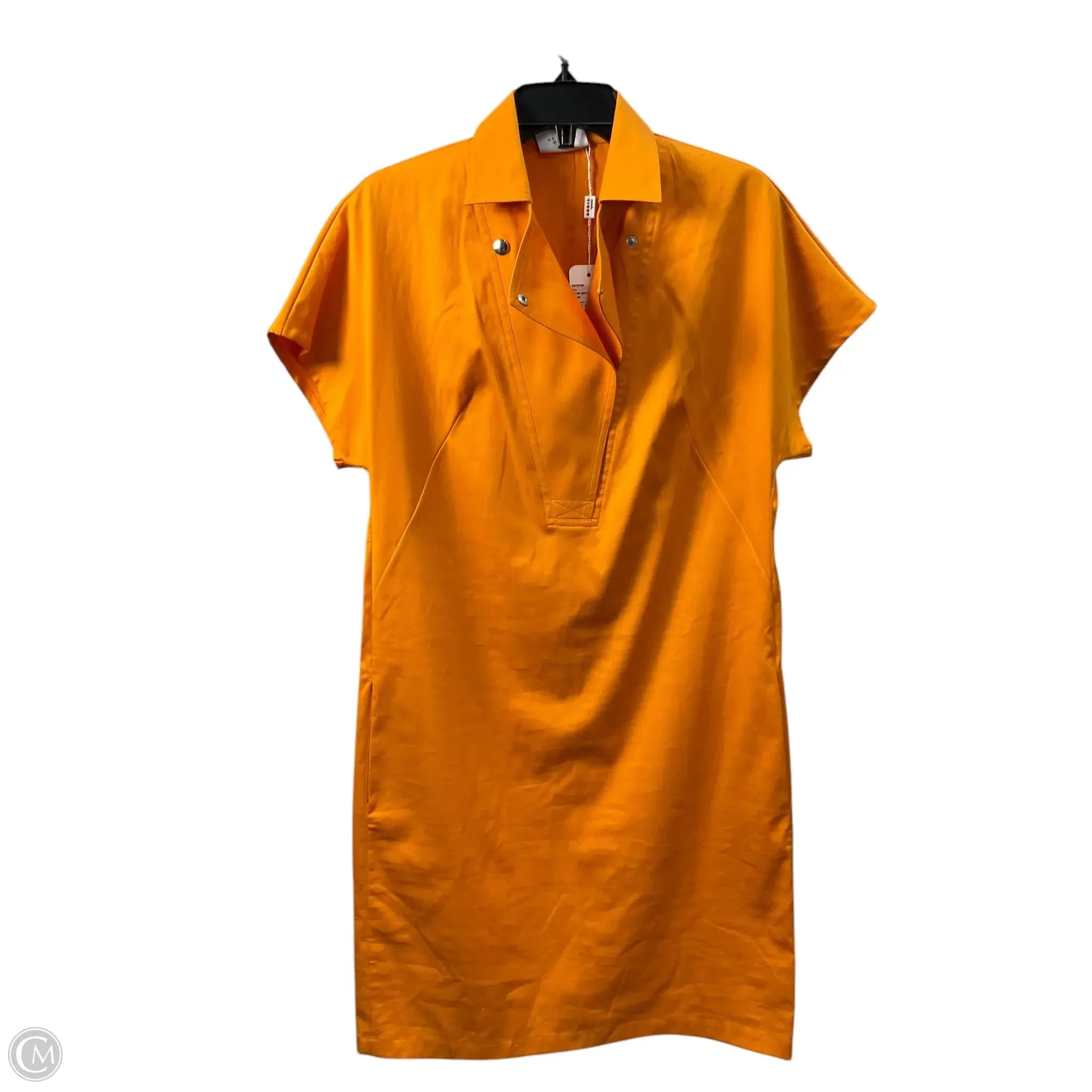 Dress Casual Midi By Akris In Orange, Size: 6 Tunics Travel practical