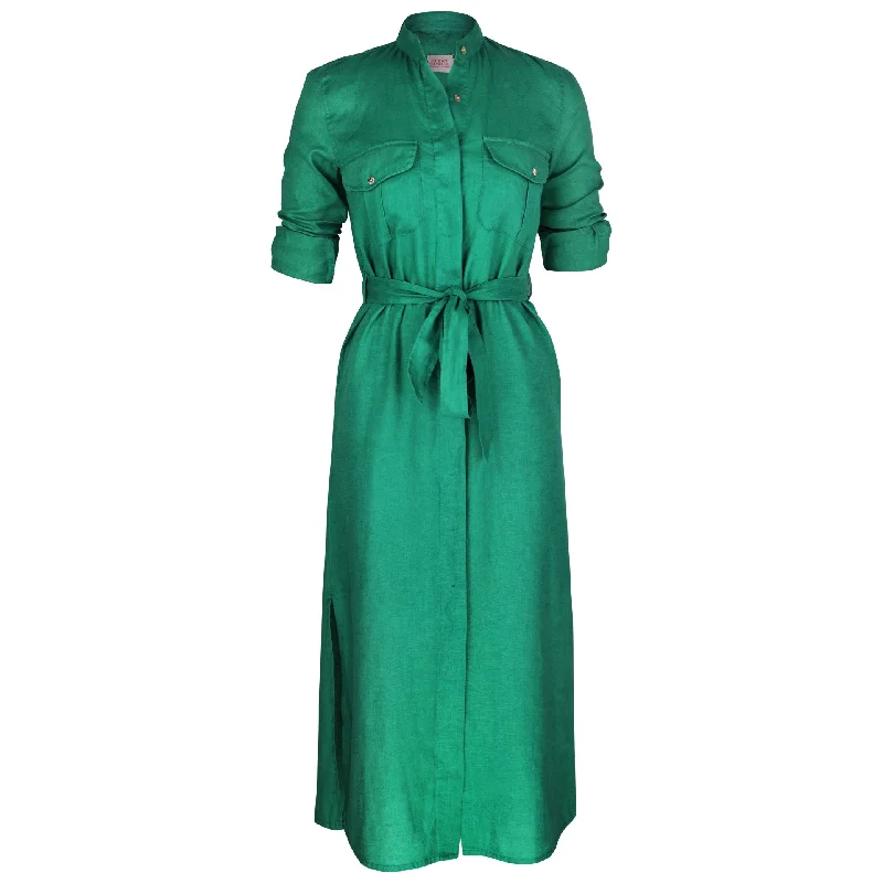 Nellie Safari Maxi Dress Evergreen Tunics Prom sequined