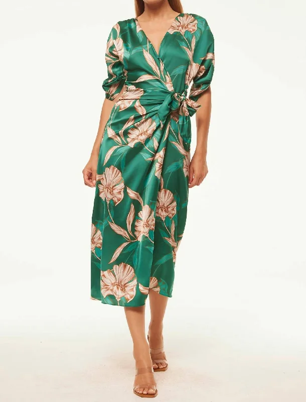 Francesca Dress In Cartagena Flora Maxi Flowy Bohemian