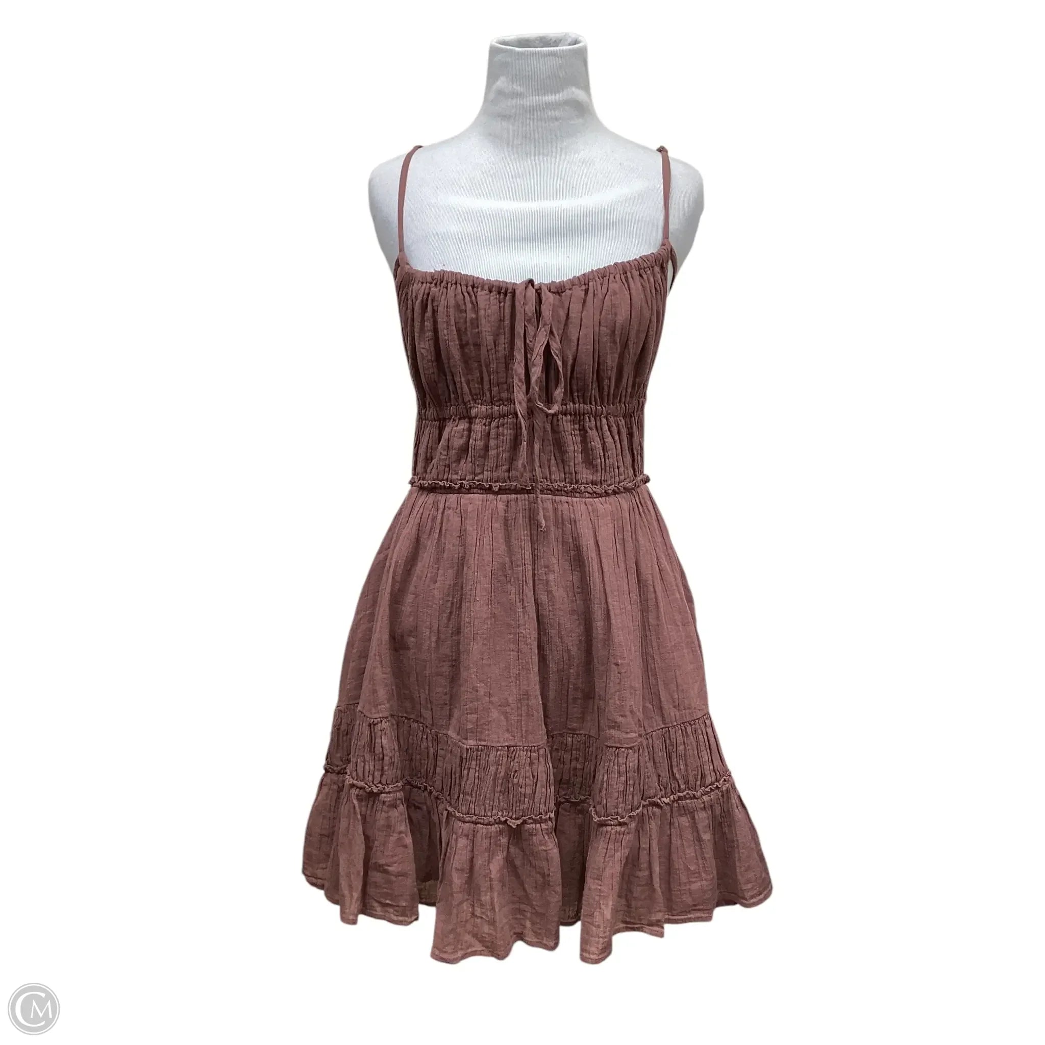 Dress Casual Short By Free People In Brown, Size: M Tunics Ceremony elegant