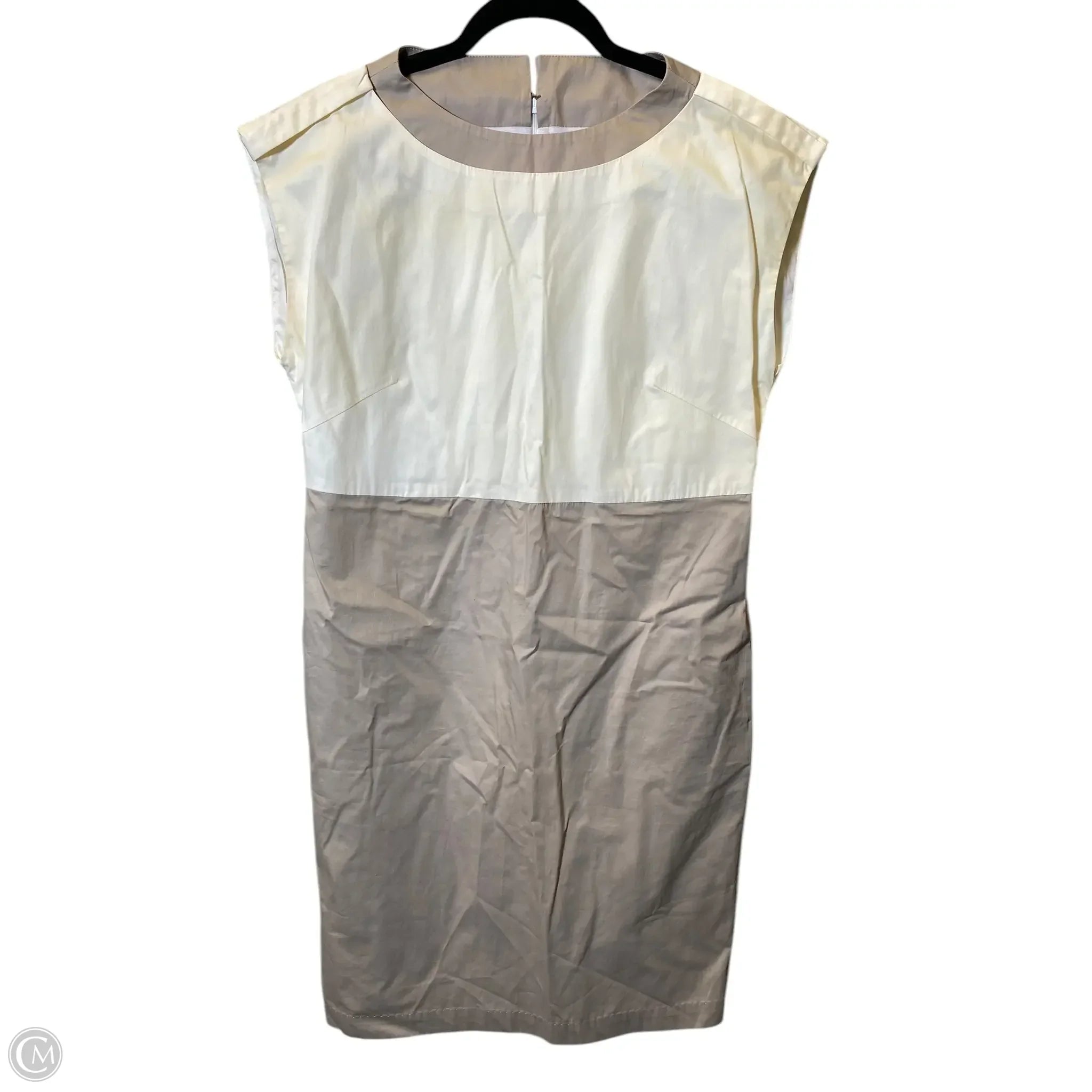 Dress Work By Cmc In Cream & Tan, Size: L Tunics Practical easy-care